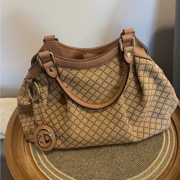 Gucci Handbags - Gucci Tan Checkered Women's Bag